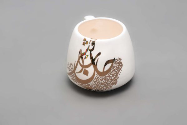 ماگ کوچک سفید سرامیکی