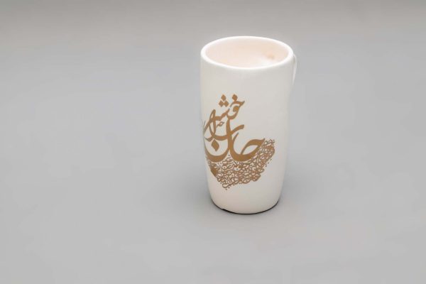 ماگ بزرگ سفید سرامیکی